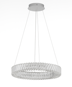 ARIETTA hangandi loftlj. LED 46W 3220lm 3K IP20 dimmanl. glær kristall