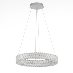 ARIETTA hangandi loftlj. LED 46W 3220lm 3K IP20 dimmanl. glær kristall