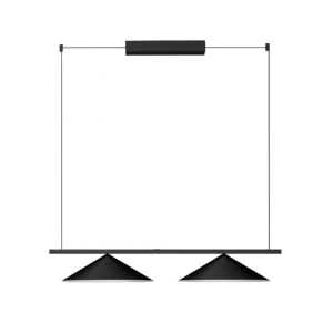 LUI hangandi loftlj. LED 24W 1841lm 3K IP20 svart