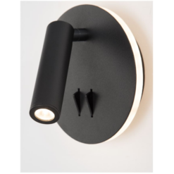 PENOR Led veggljós 9W 3K svart m/rofa - Image 2