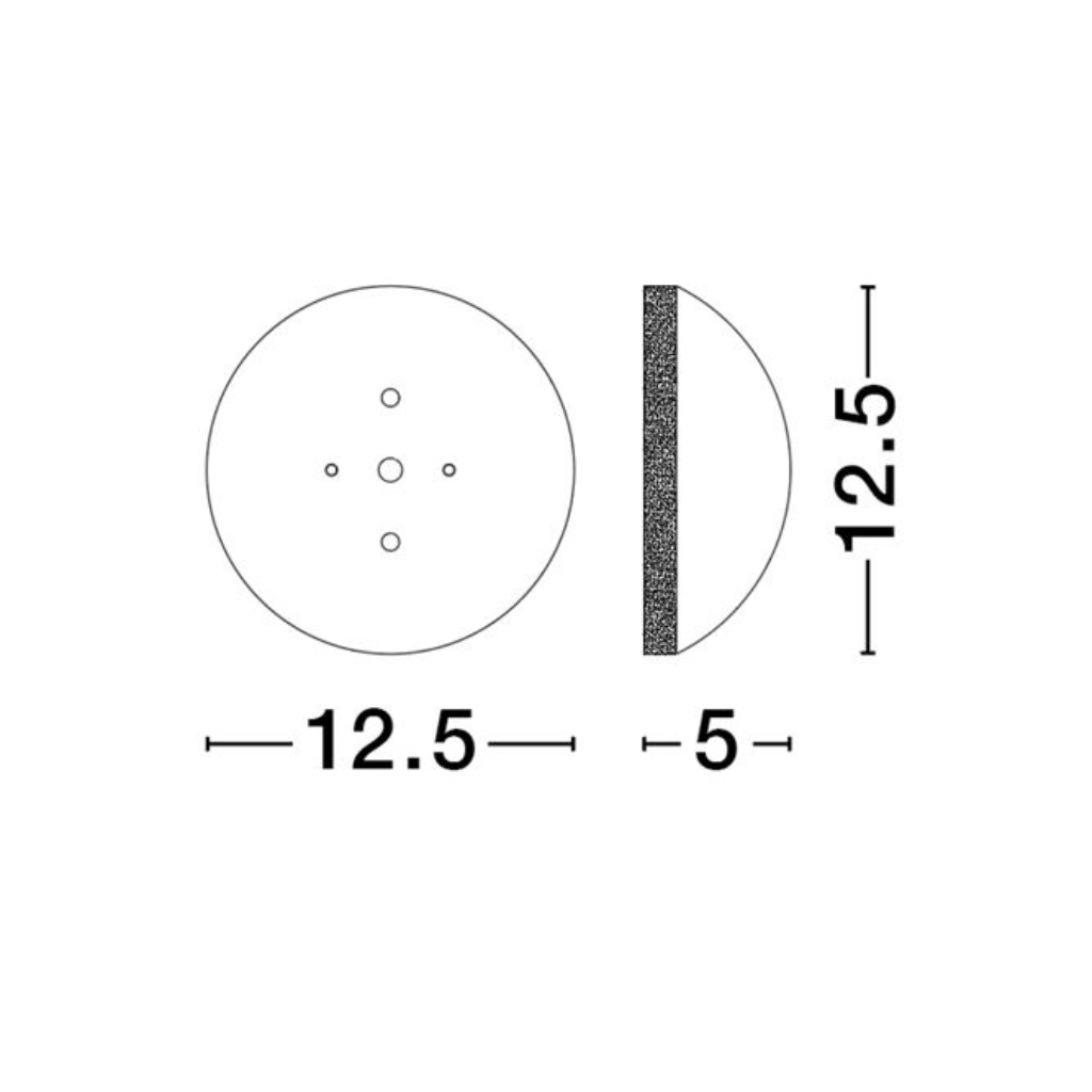IONA vegglj. LED 3W 119lm 3K IP20 matt svart - Image 6