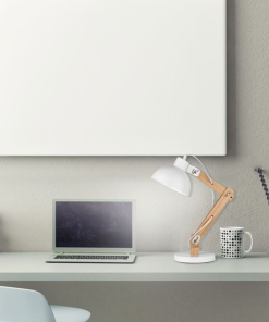 Alternative view of LILA borðlampi LED E27 1x12W IP20 án peru hvítt/ljósbrúnt