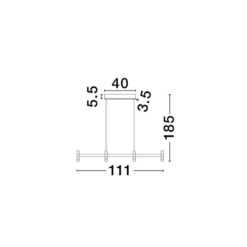POETIC hang.loftlj. LED 17W 1364lm 27K IP20 dim H185 B111 - Image 5