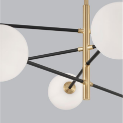 VITRA hangandi G9 8x5W gyllt/svart/opal - Image 2