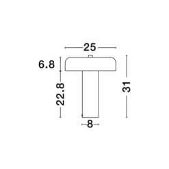 PANDORA borðlampi LED 18W 3K svartur/gylltur - Image 3