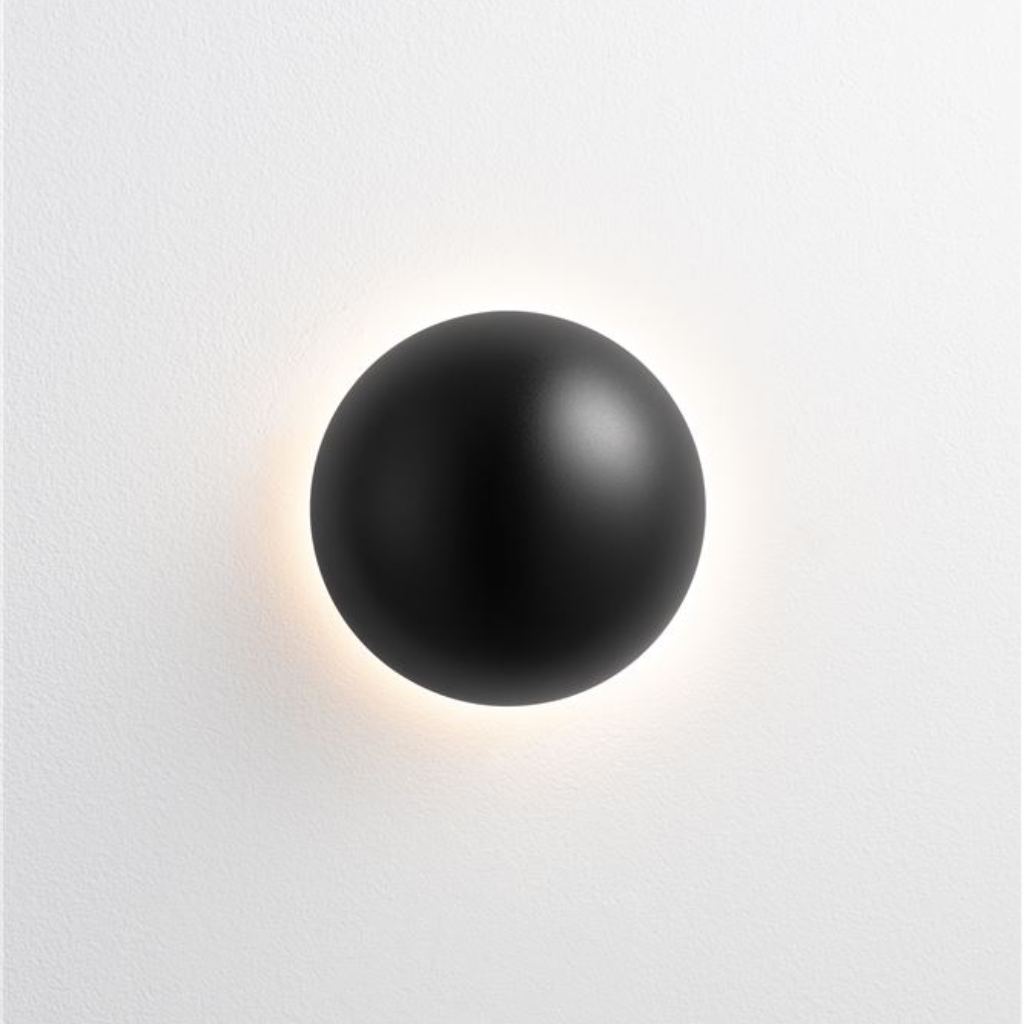 IONA vegglj. LED 3W 119lm 3K IP20 matt svart - Image 3