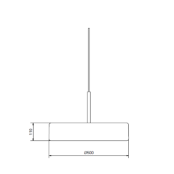 xGrain L hangandi Q500 3x14W E14 mattsvart - Image 2