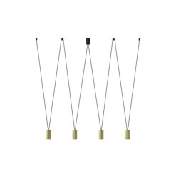 MORE EYE IV 4x10W GU10 brass