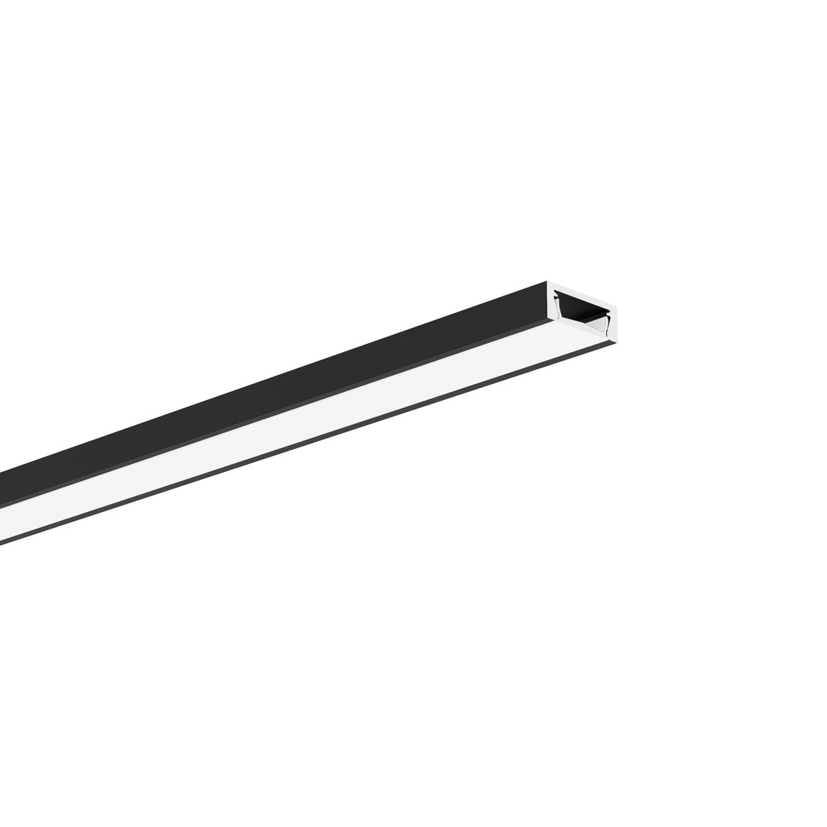 MICRO-PLUS prófíll svartur 2mtr. án hlífar - Image 2