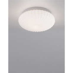 CLAM loftljós hvítt gler Q300 E27 2x12W - Image 3