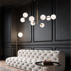 VITRA hangandi G9 8x5W gyllt/svart/opal - Image 3
