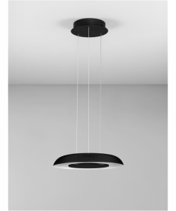 Alternative view of EPOS Hangandi Loftljós LED 24W Dimmable Svart/hvít