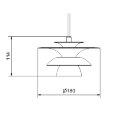 xPICASSO hangandi ljós, Q180 3W G9 oxíðgrátt - Image 2