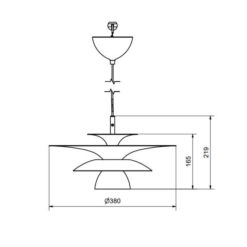xPICASSO Led hangandi ljós, Q380 25W G9 oxíðgrátt - Image 2