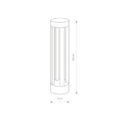 Útistaur TEPIC LED 9W 3K IP54 svartur - Image 3