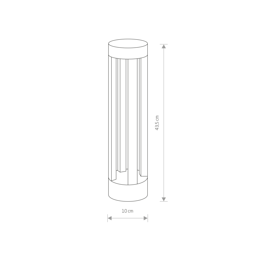 Útistaur TEPIC LED 9W 3K IP54 svartur - Image 3