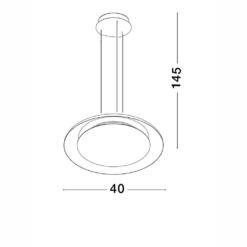 EPOS Hangandi Q400 LED 24W 27K-4K Dimmanl. svart/hvítt - Image 5