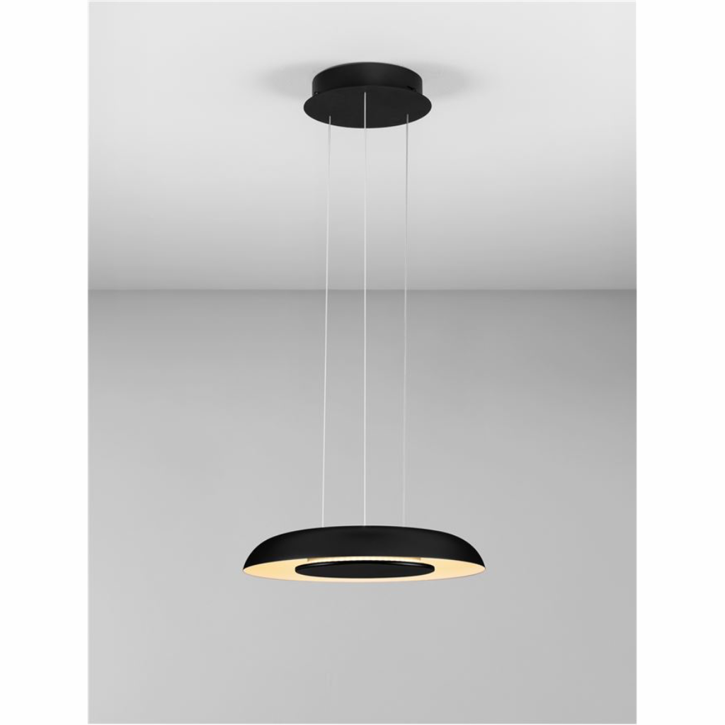 EPOS Hangandi Loftljós LED 24W Dimmable Svart/hvít - Image 3