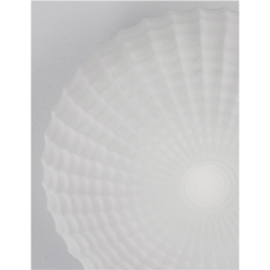 CLAM loftljós hvítt gler Q300 E27 2x12W - Image 2