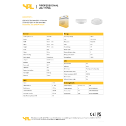 LED GX53 6W 470lm 27K opal dimmanleg - Image 3