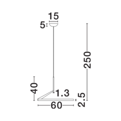 TILIA Hangandi Loftljós LED 31W Dimmanlegt Brúnt - Image 4