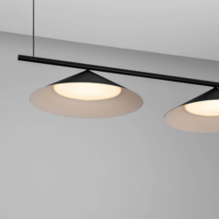 LUI hangandi loftlj. LED 24W 1841lm 3K IP20 svart - Image 2