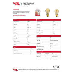 LED GLS A60 FleX 4W 2K gyllt E27 dimm - Image 2