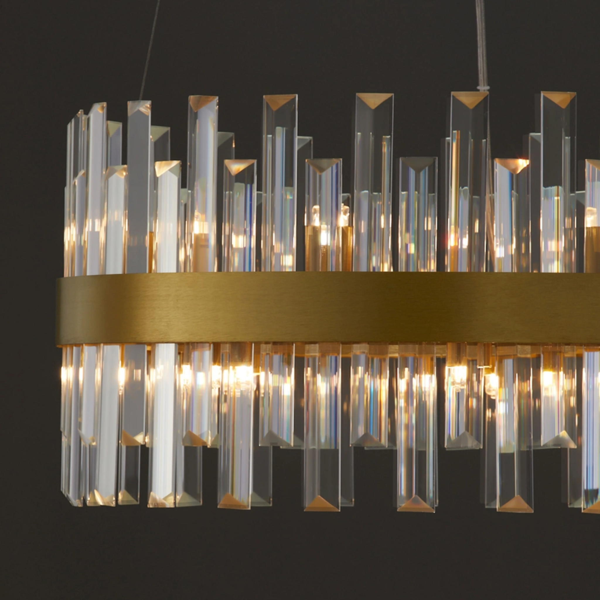 CROWN hangandi Q550 mattgyllt G9 7x5W - Image 3