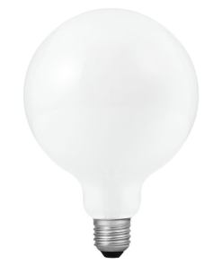 LED G125 opal 12W 1500lm 27K E27 dimmanleg