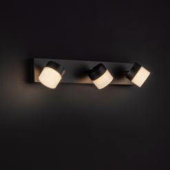 TEKO vegglj. 3L 385mm LED 17W 1385lm 3K IP44 svart - Image 3