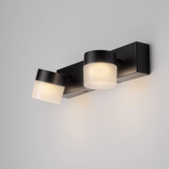TEKO vegglj. 2L 250mm LED 11W 895lm 3K IP44 svart - Image 3