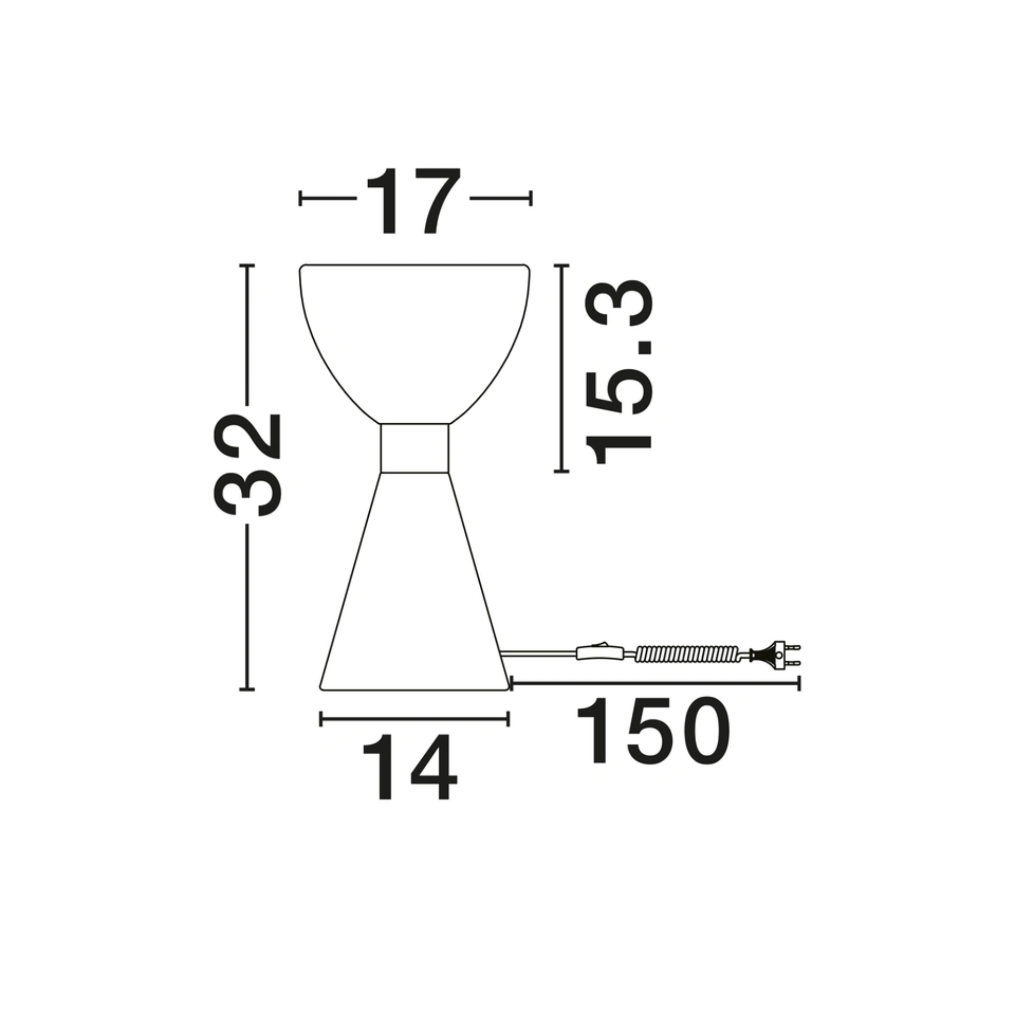VOI borðlampi LED 8W 239lm 3K IP20 gyllt - Image 5