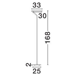 TILIA Gólflampi LED 26W Dimmanlegur Grátt - Image 6
