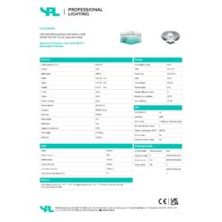 LED G53 AR111x67mm 12V 690Lm 12W 3000K 930 35° - Image 2