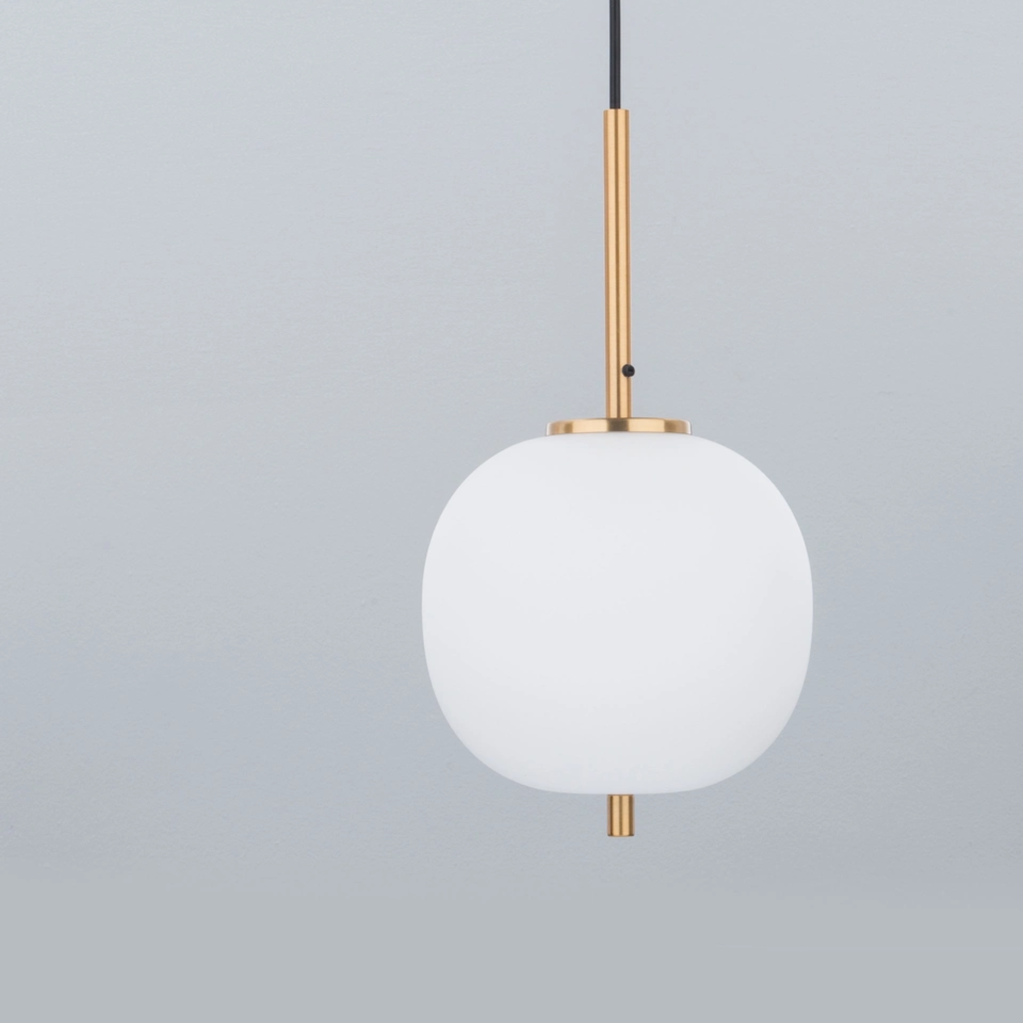 Lato hangandi 1x5W E14 antiq brass/opal - Image 2