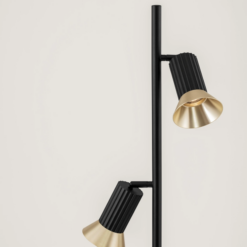 LUVIA gólflampi LED MR16/GU10 2x10W IP20 án peru svart/gyllt - Image 2