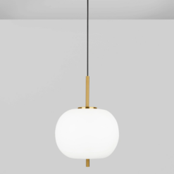LATO hangandi 1x12W E27 antiq brass/opal - Image 2