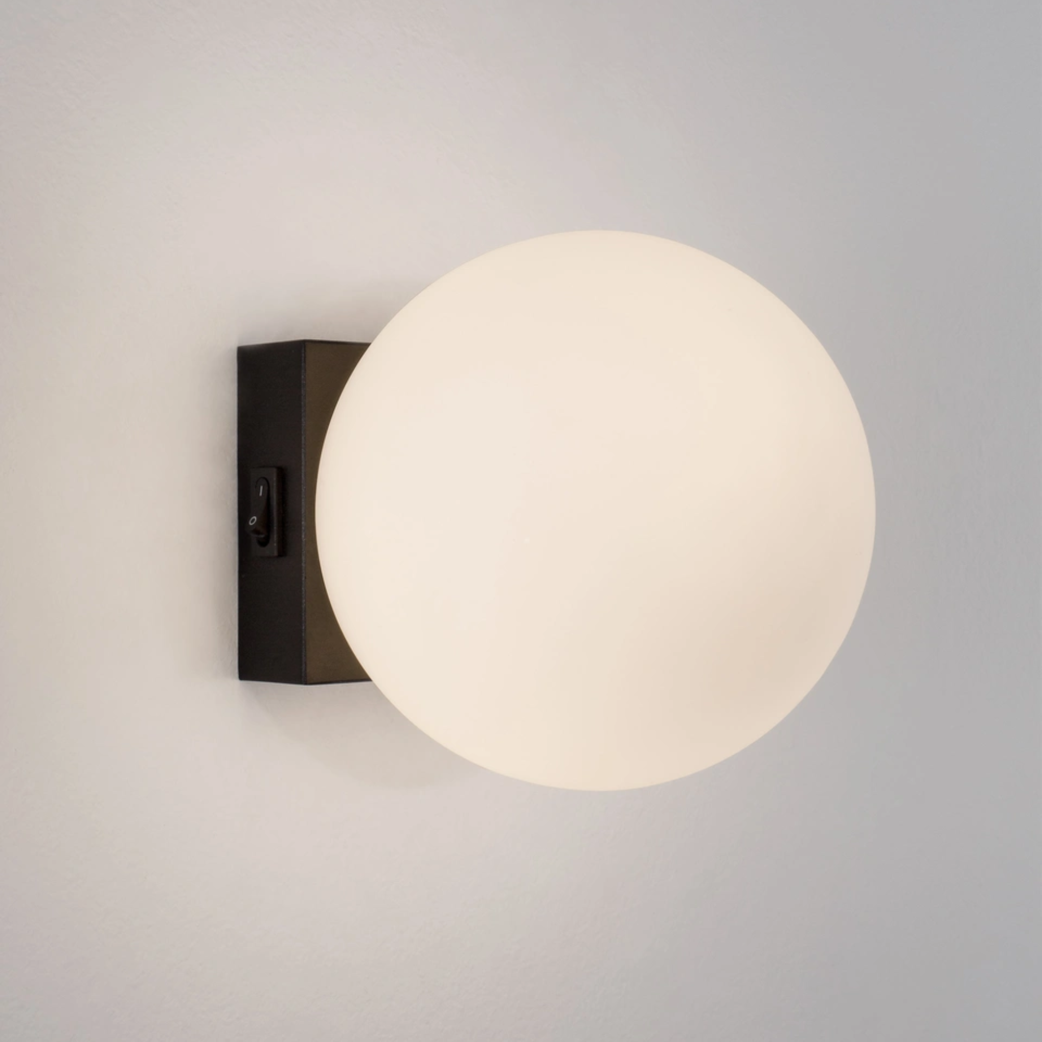 JOLINE veggljós LED 1x6W Q145 32K IP20 svart/opal - Image 3