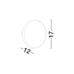 ONUT veggljós LED 14W 718lm 3K IP20 hvítt - Image 4
