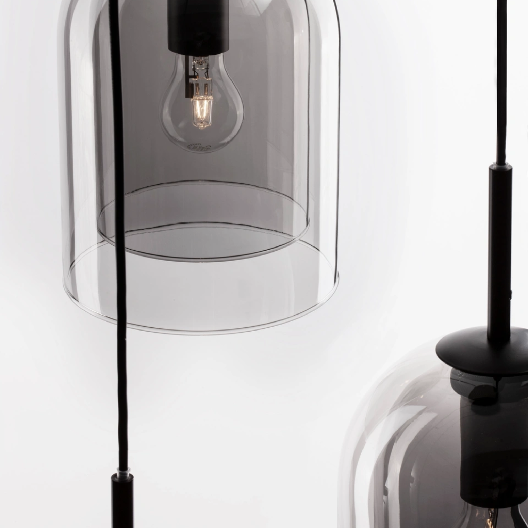 VELOR hangandi ljós LED 3x12W svart með tvöföldum - Image 4