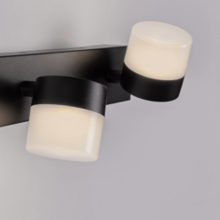 TEKO vegglj. 2L 250mm LED 11W 895lm 3K IP44 svart - Image 4