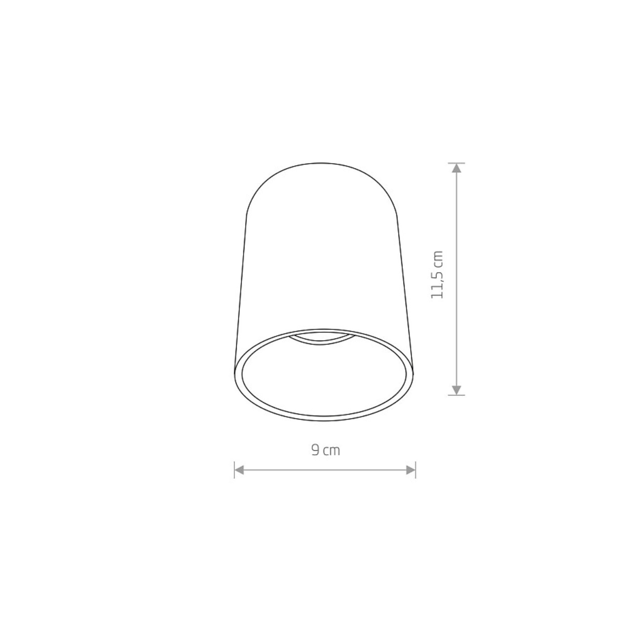 EYE TONE loftljós LED 10W GU10 svart - Image 2