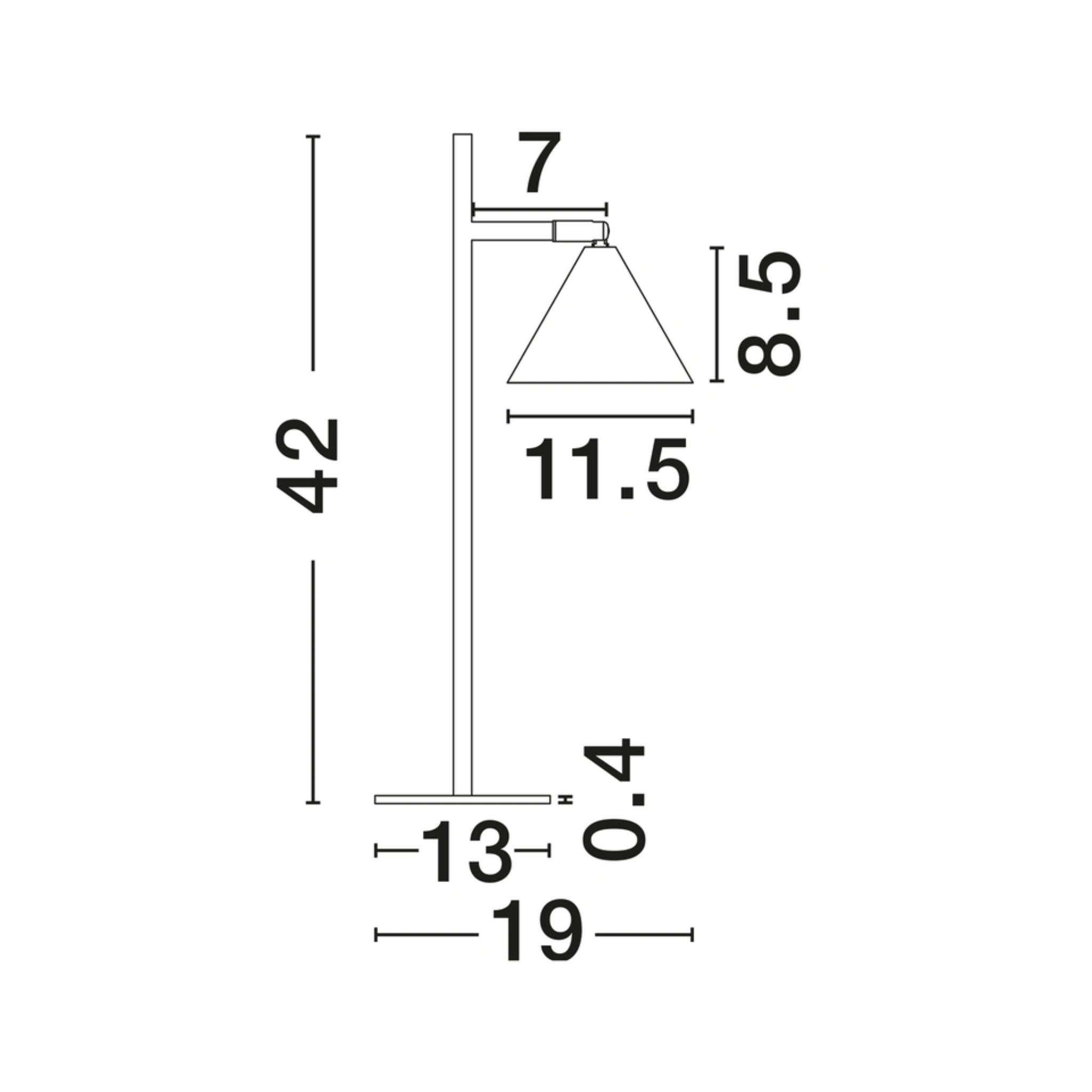 CONICO borðlampi LED MR16/GU10 1x10W IP20 án peru ljósbrúnt - Image 4