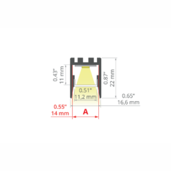 PDS-ZMG Prófíll svartur 3mtr. - Image 2