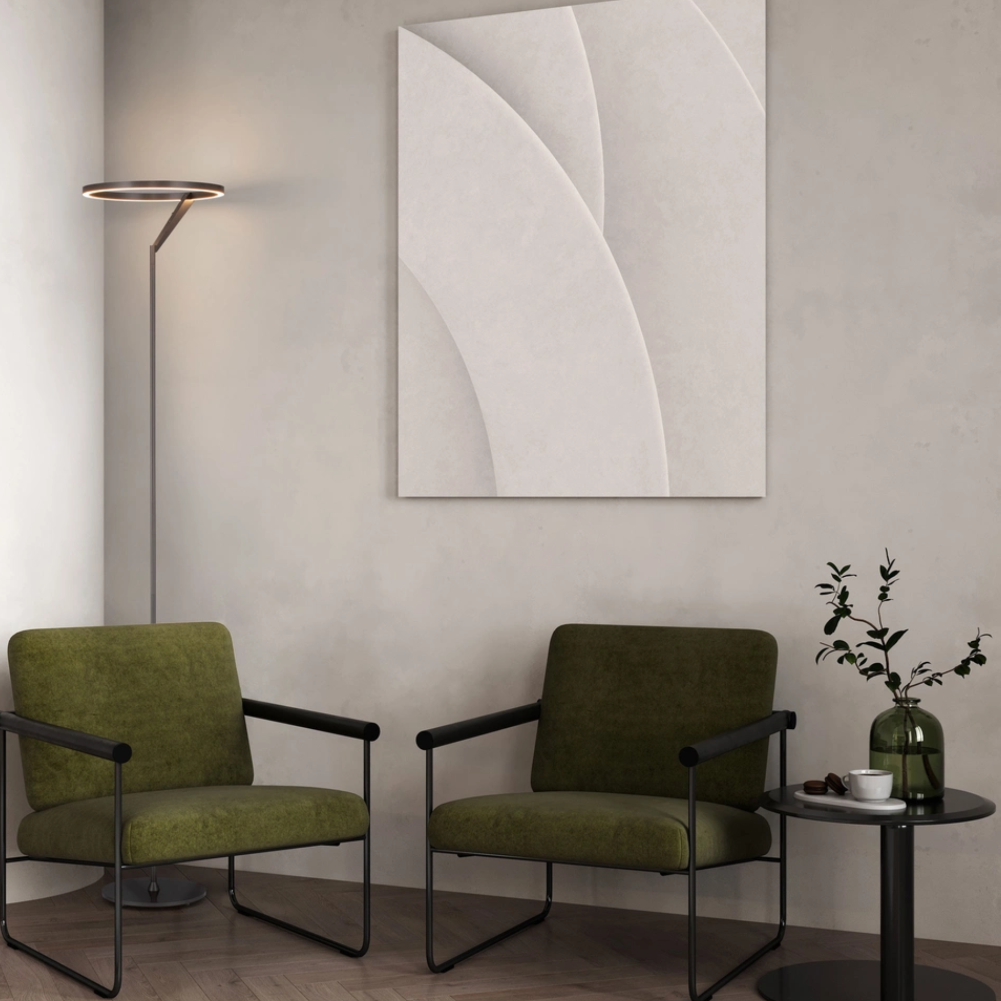 TILIA Gólflampi LED 26W Dimmanlegur Grátt - Image 5