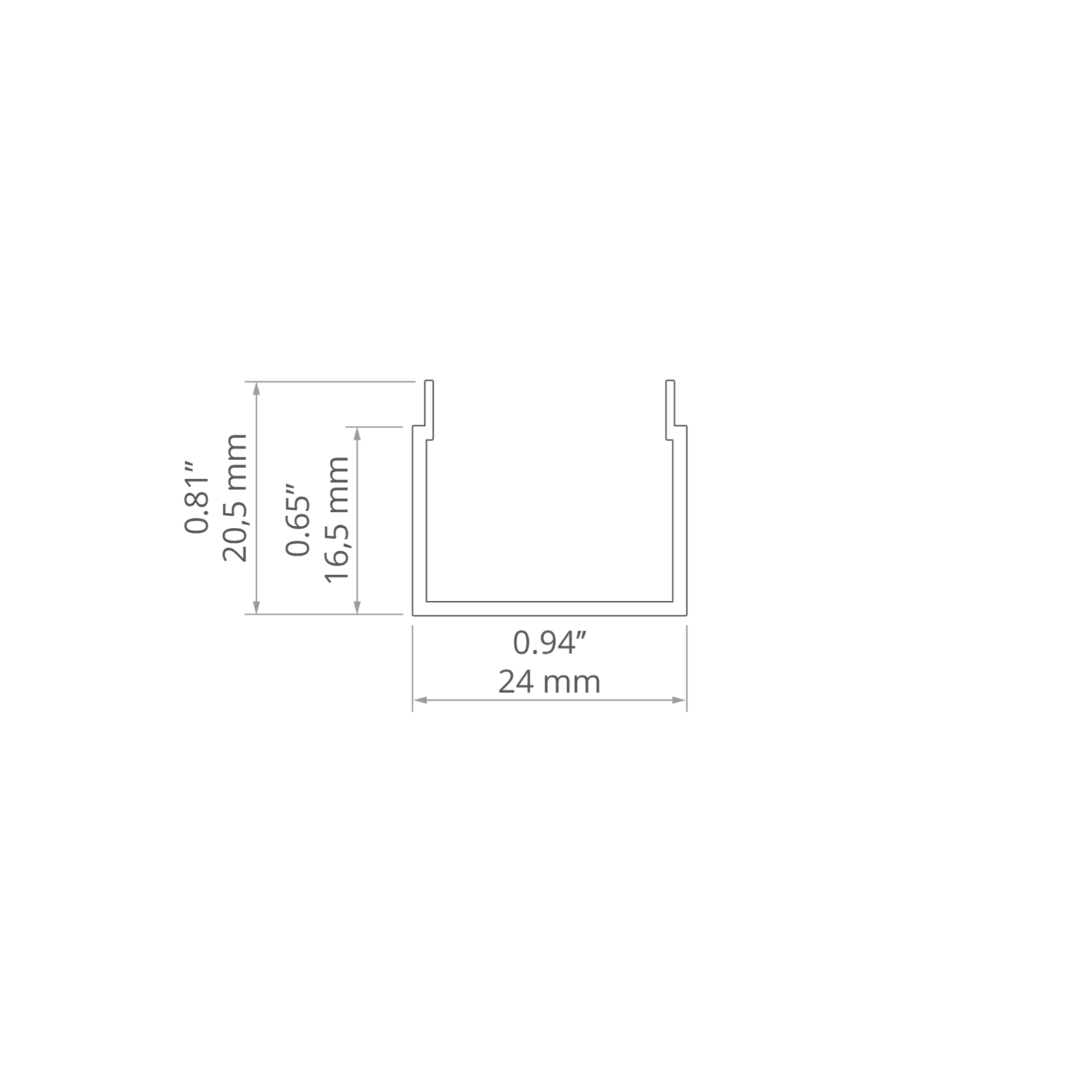 GIP-GIZA köntuð hlíf svört 3 mtr. - Image 2