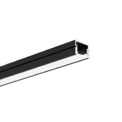 PDS-4-PLUS prófíll, svartur 16,2x12mm 2mtr.