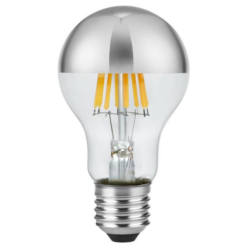 LED E27 Filament GLS Top Mirror A60x105mm 230V 500Lm 6.5W 2500K 925