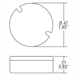 Ledspennir 350mA hringl. 0-4W IP20 - Image 2