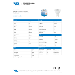 Led GU10 2W 250lm 3K 36° - Image 2